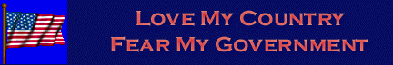 Love My Country - Fear My Government