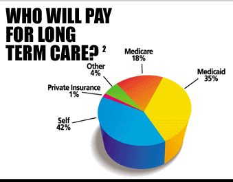 Who Pays For Long Term Care Pie Chart